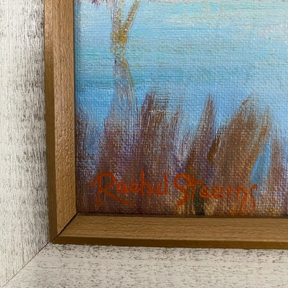 Vintage Rachel Stearns Canvas Painting #974 Mud Hen Nesting - Picture 2 of 9